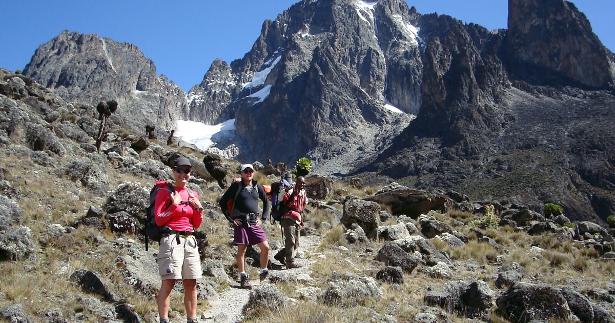 A view of Mount Kenya